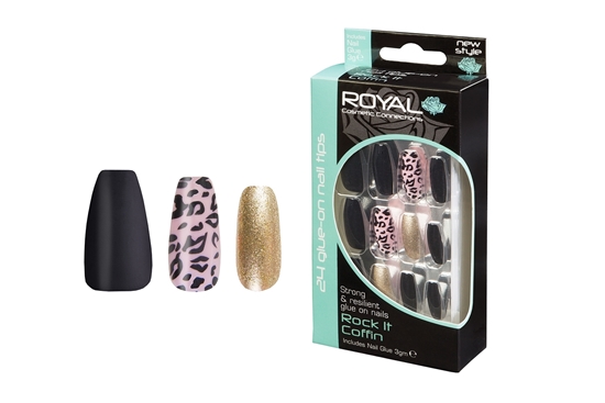 Picture of £2.99 ROYAL ROCK IT COFFIN NAILS