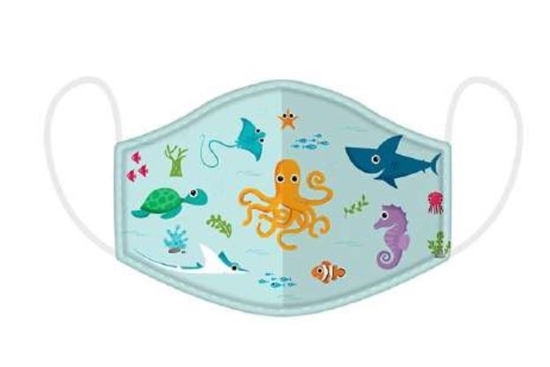 Picture of £2.49 FACE MASKS RE-USE KIDS SEALIFE
