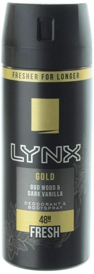 Picture of £3.49 LYNX 150ml DEODORANT GOLD