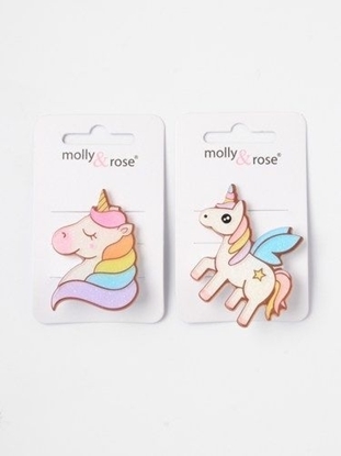Picture of £1.00 MOLLY ROSE UNICORN HAIR CLIPS