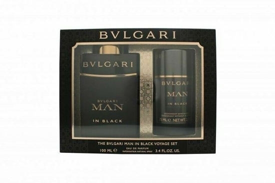 Picture of £87.00/65.00 BVLGARI MAN IN BLACK G/SET