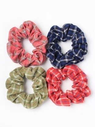 Picture of £1.49 MOLLY ROSE CHECK SCRUNCHIES