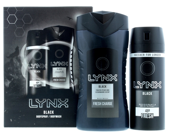 Picture of £4.99 MENS LYNX BLACK DUO GIFT SET