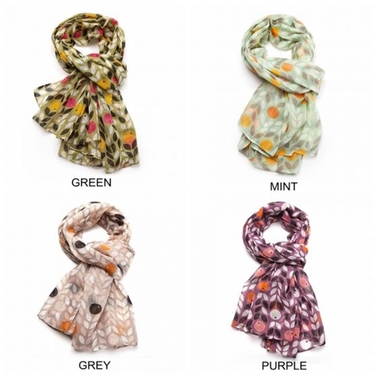 Picture of £8.99 BERRIES SCARVES 4 ASST