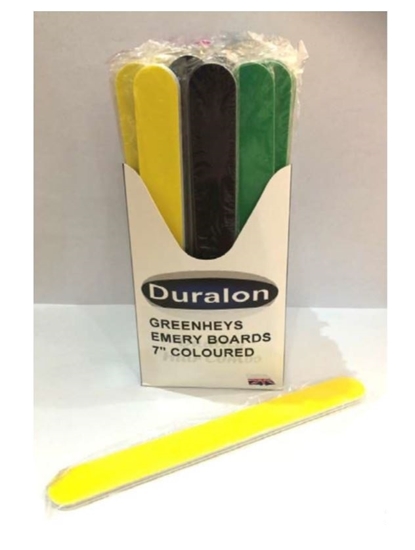 Picture of £0.39 EMERY BOARDS 7 INCH COLOURS (72)