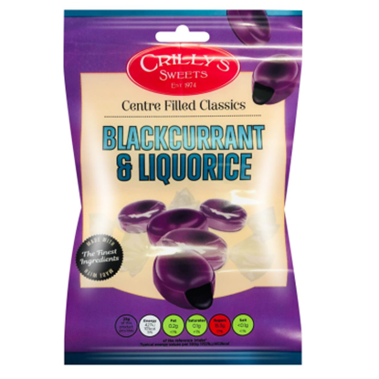 Picture of £1.29 CRILLYS BLACKCURRANT & LIQ 100g