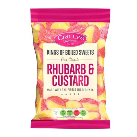 Picture of £1.29 CRILLYS RHUBARB & CUSTARD 100g
