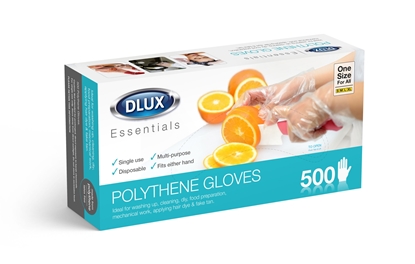 Picture of £5.00 DISPOSABLE POLYTHENE GLOVES X 500