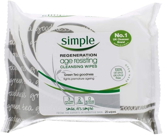 Picture of £2.49 SIMPLE AGE RESIST FACIAL WIPES