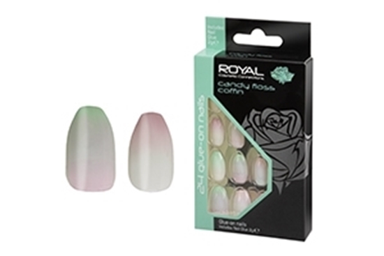 Picture of £2.99 ROYAL CANDY FLOSS COFFIN NAILS