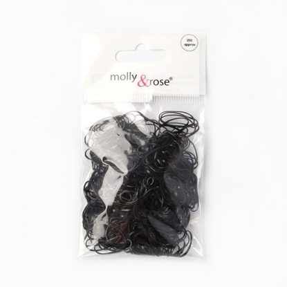 Picture of £1.00 MOLLY ROSE 250 BLACK RUBBER BANDS