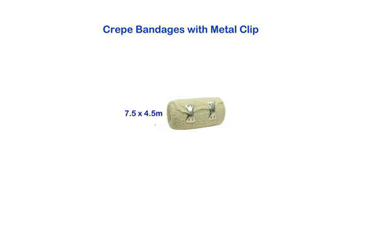 Picture of £0.79 QUALICARE CREPE BANDAGE 7.5cmx4.5M
