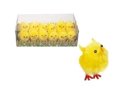 Picture of £2.49 YELLOW CHENILLE CHICKS 4cm x 12