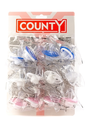 Picture of £0.59 BABY SILICONE SOOTHERS COUNTY (12)