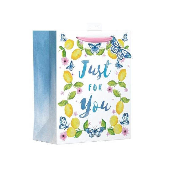 Picture of £1.29 BUTTERFLY LEMONS GIFT BAG LARGE