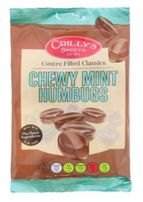 Picture of £1.29 CRILLYS CHEWY MINT HUMBUGS 130g