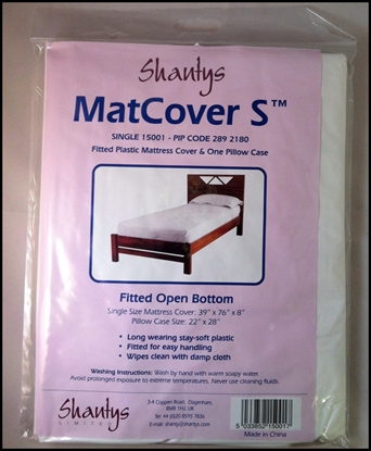 Picture of £5.99 SHANTY SINGLE MATTRESS COVER