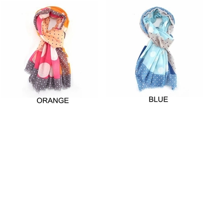 Picture of £9.99 DOTS SCARVES 2 ASST