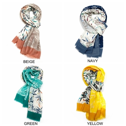 Picture of £8.99 BAMBOO SCARVES 4 ASST