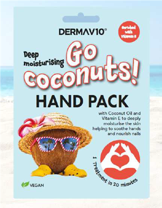 Picture of £1.00 DERMA V10 GO COCONUT HAND PACK