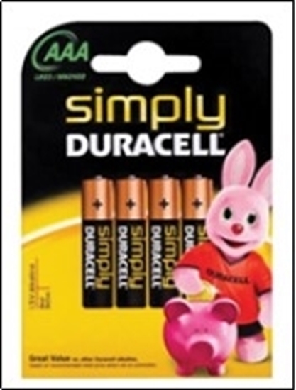 Picture of £2.29 DURACELL BATTERIES AAA