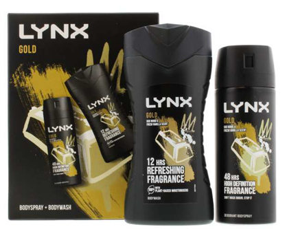 Picture of £5.00 LYNX MENS 2 PIECE GIFT SET GOLD