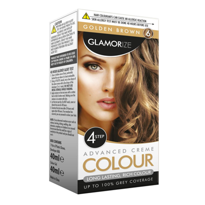 Picture of £1.00 GLAMORIZE HAIR COL.GOLDEN BRN No6