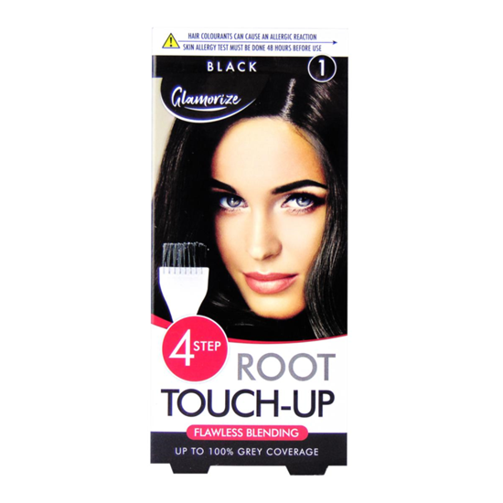 Picture of £1.50 GLAMORIZE ROOT TOUCH UP BLACK No1