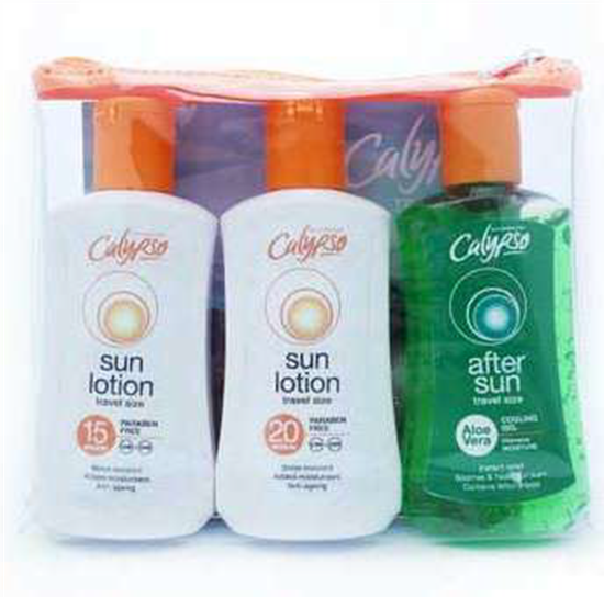 Picture of £6.99 CALYPSO 3 PACK TRAVEL LOTION SET