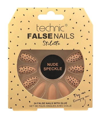 Picture of £2.99 TECHNIC FALSE NAILS NUDE SPECKLE