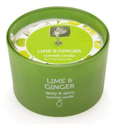 Picture of £1.49 JAR CANDLE LIME & GINGER 85g