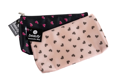 Picture of £1.29 SMALL HEART DESIGN COSMETIC BAG