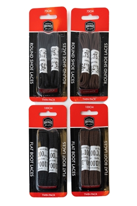 Picture of £0.79 SHOE LACES ASSORTED TWIN PACKS
