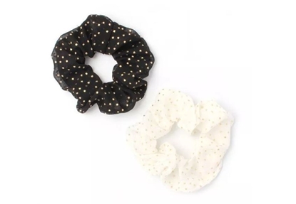 Picture of £1.00 MOLLY ROSE GILT POLKA SCRUNCHIE