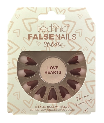 Picture of £2.99 TECHNIC FALSE NAILS LOVE HEARTS