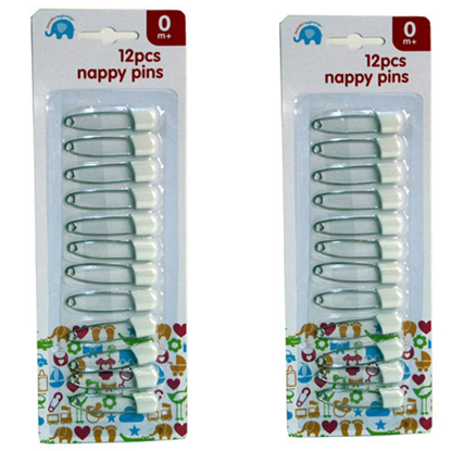 Picture of £1.99 NAPPY PINS 12 PER CARD