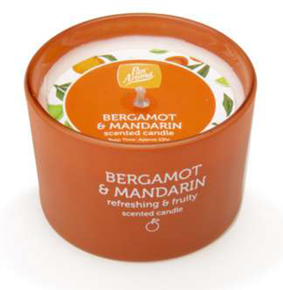 Picture of £1.49 JAR CANDLE BERGAMOT 85g