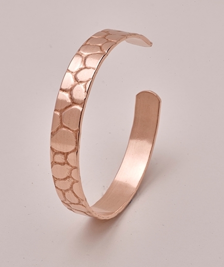 Picture of £5.99 COPPER BANGLE 3/8 PEWTER PATTERN