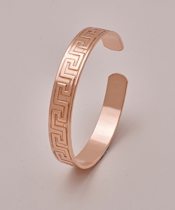 Picture of £5.99 COPPER BANGLE 3/8 GREEK  PATTERN