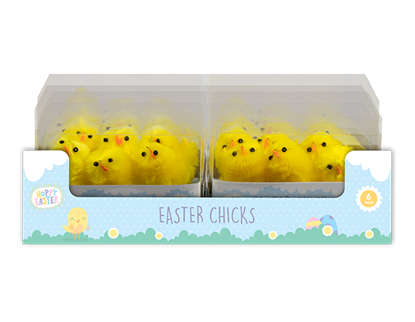 Picture of £1.49 EASTER CHICK DECORATIONS 6 PACK