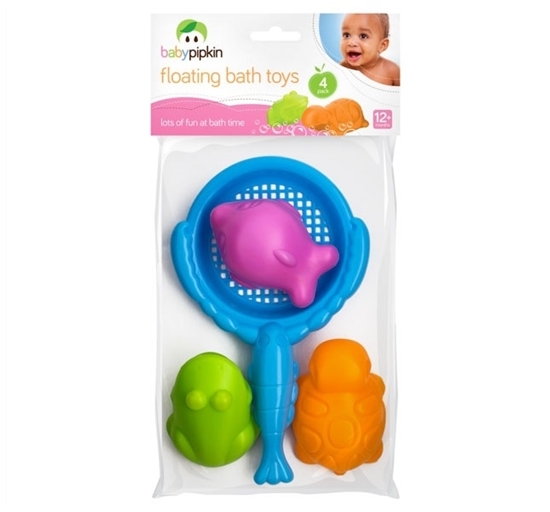 Picture of £1.99 BABY PIPKIN  BATH TOYS 4PK
