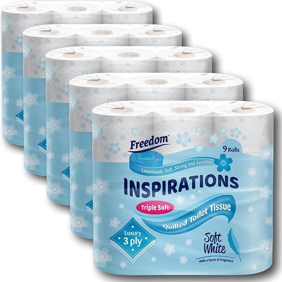 Picture of £1.50 FREEDOM 3 PLY TOILET ROLLS x 4