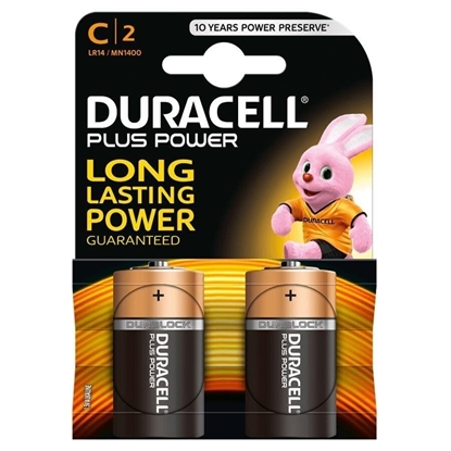 Picture of £3.49 DURACELL2 x C POWER+ BATTERIES