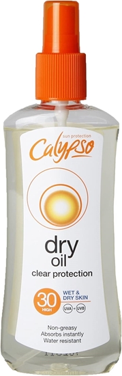 Picture of £6.49 CALYPSO 200ml FAC.30 DRY OIL SPRAY