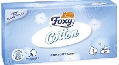 Picture of £1.50 FACIAL TISSUES 3 PLY FOXY COTTON