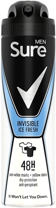 Picture of £1.99 SURE 150ml A/P INVISIBLE ICE MENS