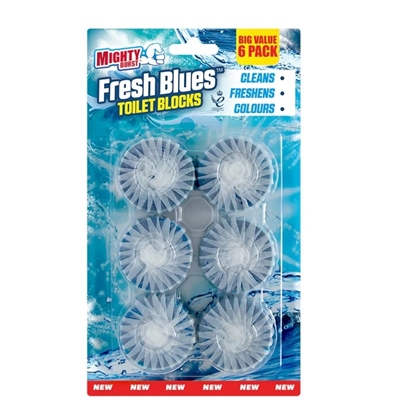 Picture of £1.00 MIGHTY BURST BLUES TOILET BLOCKS