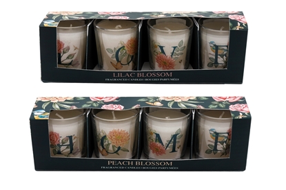 Picture of £3.99 BOTANICAL CANDLES 4 PACK
