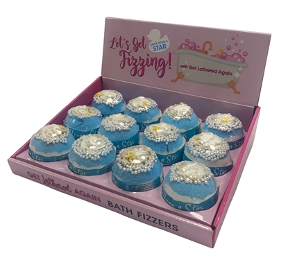 Picture of £2.49 BATH BOMBS 190g ONCE UPON STAR (12
