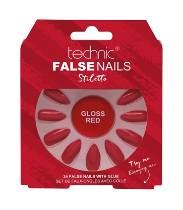 Picture of £2.99 TECHNIC FALSE NAILS GLOSS RED